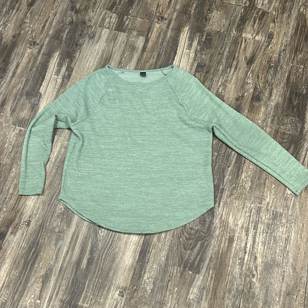 Long sleeve green sweater size medium